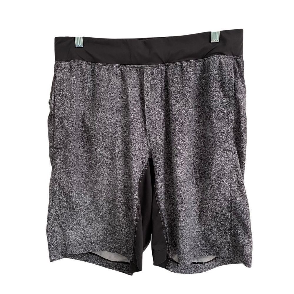Lululemon Men's L T.H.E. SHORTS 9" Linerless Medium Carbon Mist Grey Activewear